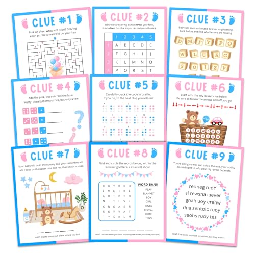 Gender Reveal Scavenger Hunt
