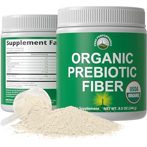 Peak Performance Organic Prebiotic Fiber Powder Cover