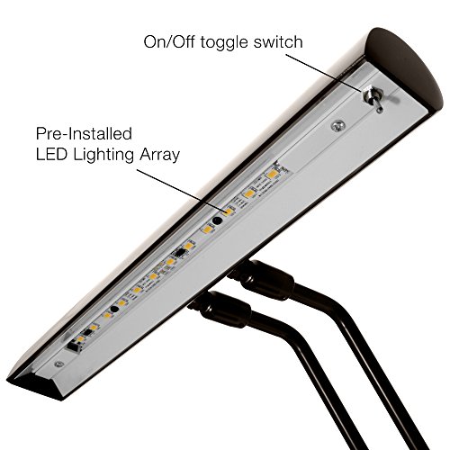 Cocoweb 12 Inch Dimmable Multi-Functional Adjustable Toggle Switch Led Piano Desk Lamp - Mahogany Bronze Dled12Mbd #TOP5