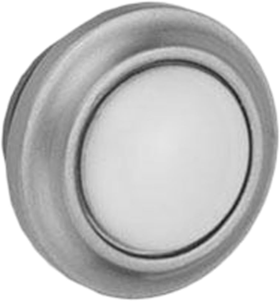 Jaclo 9830-B-PCH Blank Porcelain Replacement Index Button, Polished Chrome