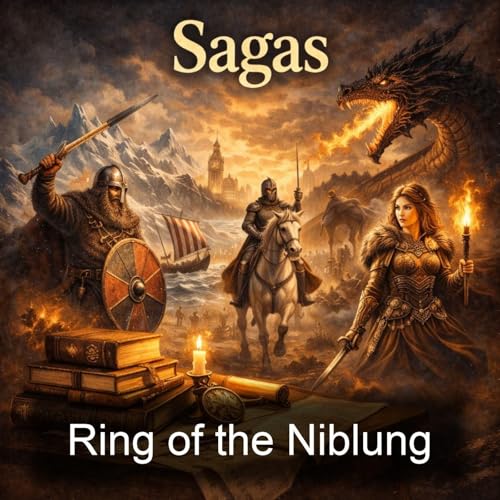 Ring of the Niblung Podcast Por Richard Wagner arte de portada