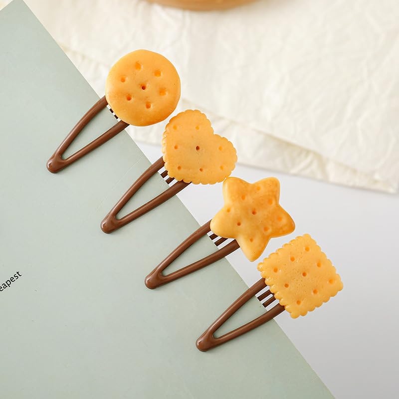 Ximimark Biscuit Hair Clips - 20 Assorted Snap Clips for Non-slip Side and Bangs styles Cre image 3
