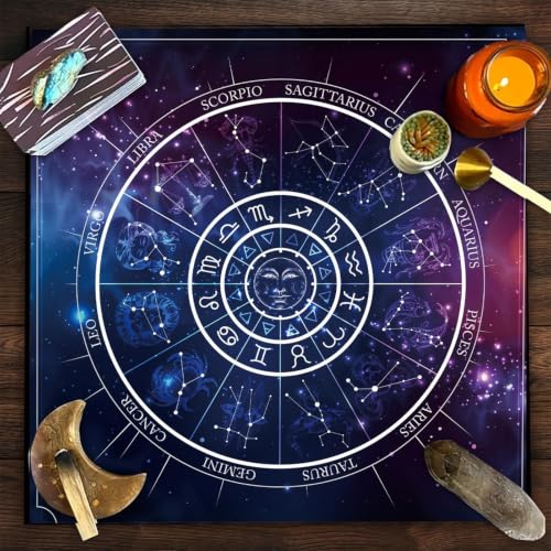 Tela de altar decorativa del cielo con acabado suave para tarot 4