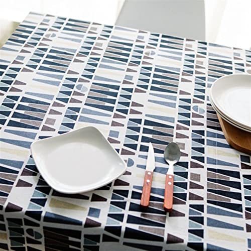Nappe de style géométrique antitache et lavable pour protéger la table de cuisine - 6