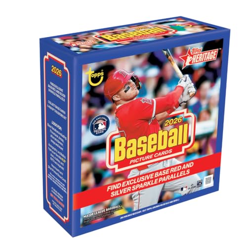 2026 Topps Heritage Baseball - Mega Box - Factory Sealed - Made in USA