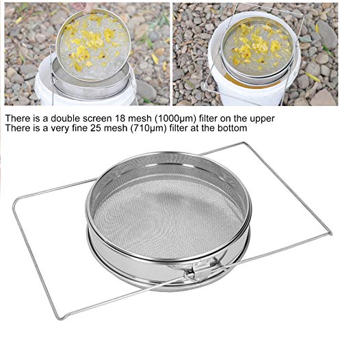 Filtre à miel en acier inoxydable durable pour apiculture durable