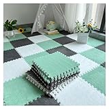 [Décoration fonctionnelle] : nos dalles de moquette offrent une excellente protection du sol tout en améliorant l'esthétique de votre maison. Idéal pour divers espaces, y compris les buanderies, les chambres, les gymnases, les aires de jeux et les jardins. Ces carreaux polyvalents peuvent également ajouter une touche vibrante à votre décoration, ce qui les rend parfaits pour l'exercice, le yoga ou toute pièce nécessitant une touche de couleur.