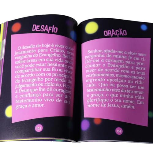 Devocional | 40 Dias Com Divertidamente | Uma Jornada Bíblica Através Das Emoções | Penkal | Portugu