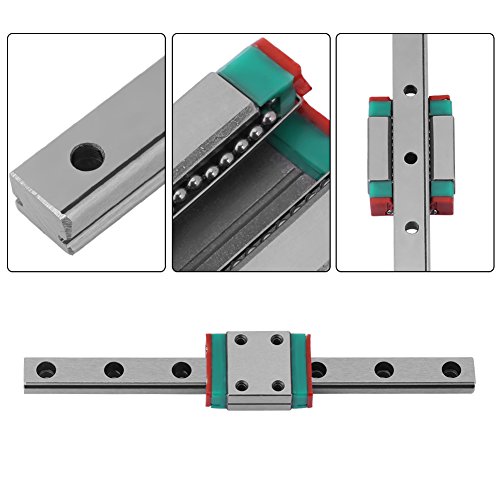 100Mm Linear Rail Guide Portable High Precision Miniature Linear Motion Guide With Sliding Rail Block #TOP4