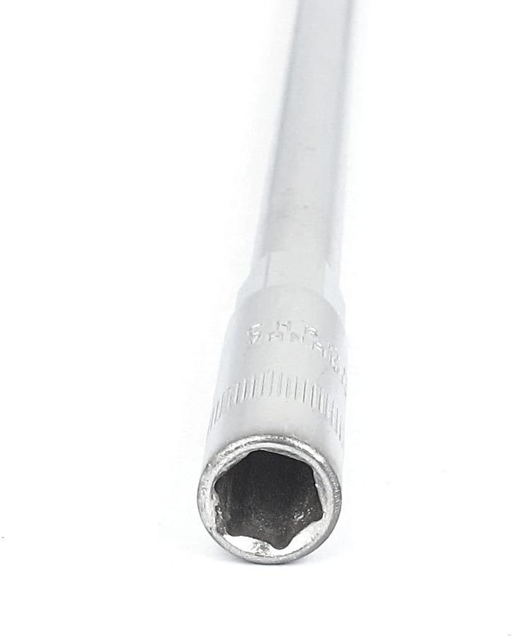 uxcell T Handle 8mm Hex Socket Hexagon Key Wrench Nut Driver Silver Tone