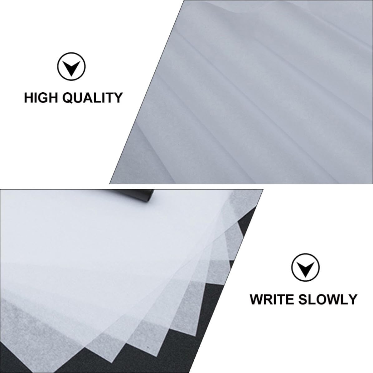 4 Packs Tracing Paper 400 Sheets, for Chinese Calligraphy Practice