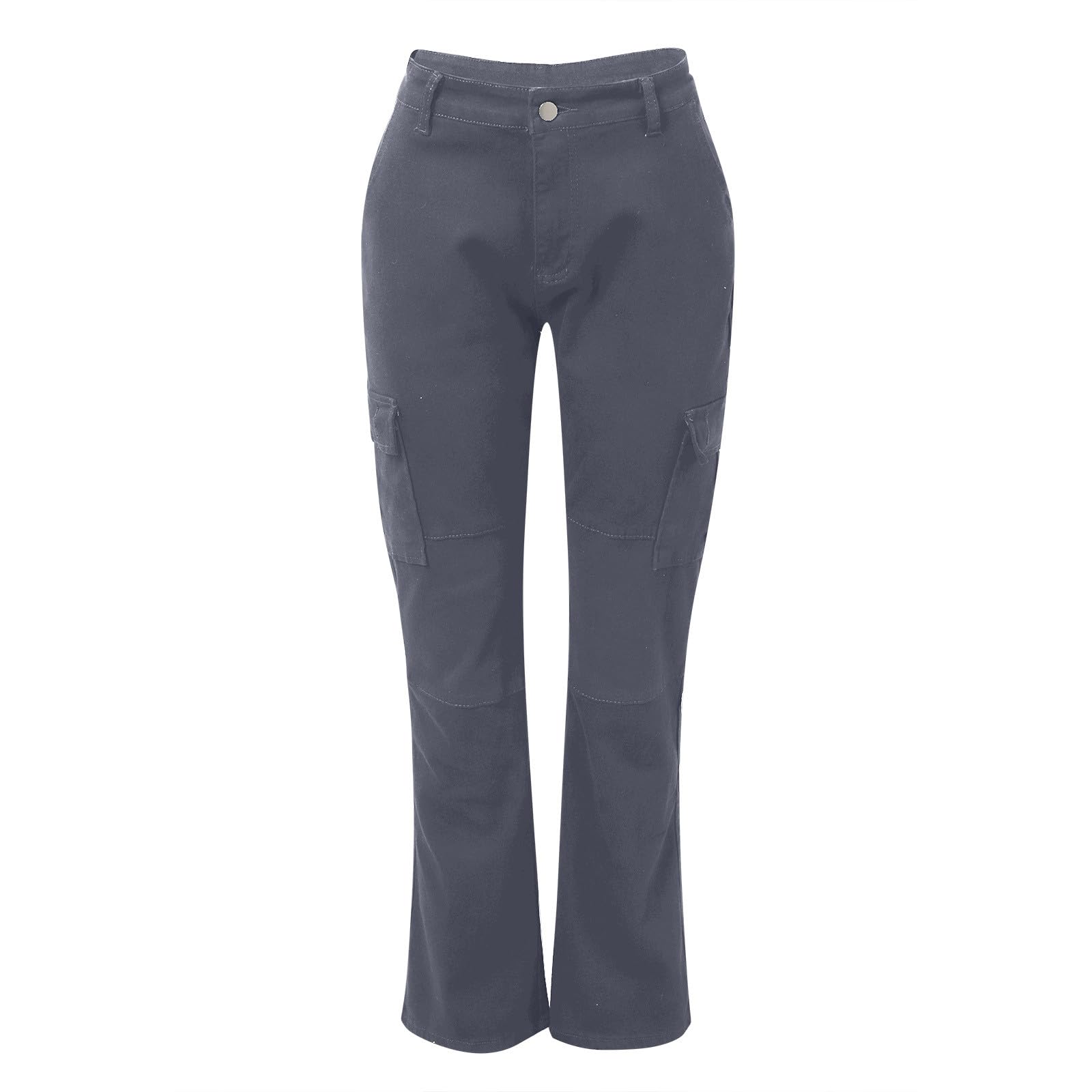 Générique Pantalon décontracté Taille Haute pour Femme, Pantalon Cargo Tendance avec Plusieurs Poches, Pantalon Extensible et Confortable pour Un Usage Quotidien