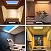 Smart Blue Sky Ceiling Light Natural Light Simulated Skylight Suitable for indoor bedrooms, living rooms, and basements Adjusts colour to mimic the changing light throughout the day (2*1Ft)