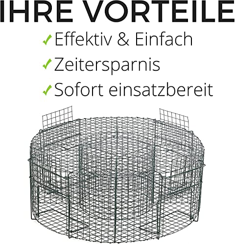 Vogelfalle Garthein 75cm für lebendigen Fang von Tauben und anderen Vögeln
