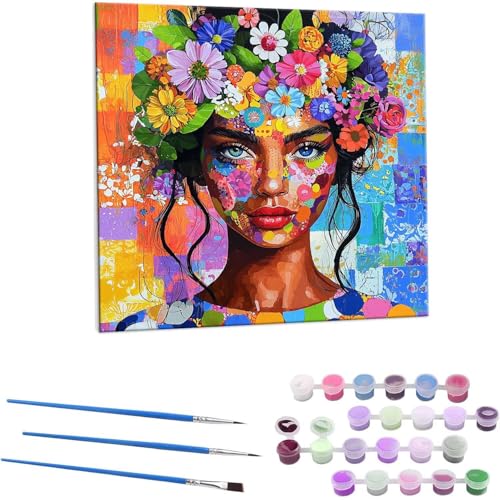 ̉ G Paint by Numbers hG Lbg l ʂ肦 lphGLoXNtg  LoXA[g uVƃANG̋, ItBX CeA rO, ւ̃Mtg 45x45cm (t[