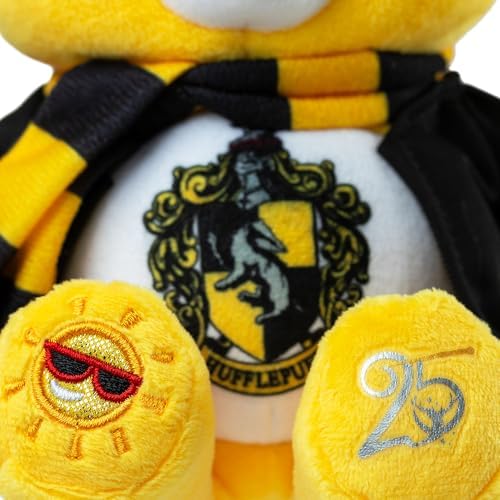 Harry Potter x Care Bears - 8 Inch Plush - Soft, Huggable Plushie, Stuffed Animal for Girls and Boys, Ages 4+, Hufflepuff House Funshine Bear - 5