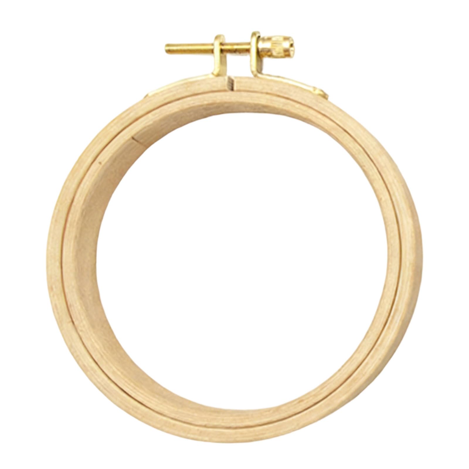 Zxfdsfdbnm Diameter 10.5Cm Wood Embroidery Hoop For Crosses Stitching Punches Needle And Fabric Art Projects With Sturdy Grip Professional Embroidery Tool