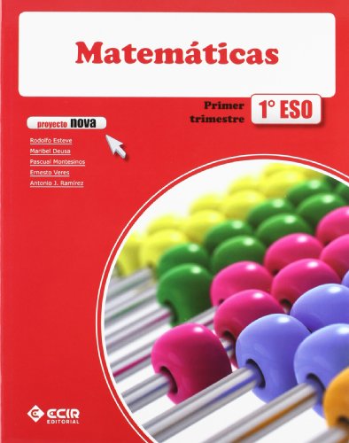 Portada de Matemáticas 1º ESO Proyecto Nova