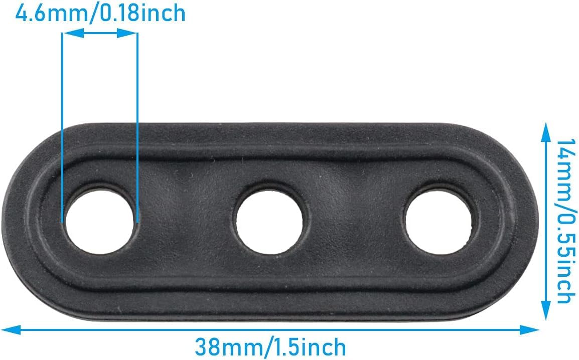 Lot De 30 Tendeurs De Corde Pour Tente - Plastique, 3 Trous, Pour Camping, Bâche, Auvent, Fixation Extérieure
