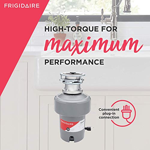 Frigidaire FF75DISPB1 HP Batch Feed Corded Garbage Disposer for Kitchen Sinks