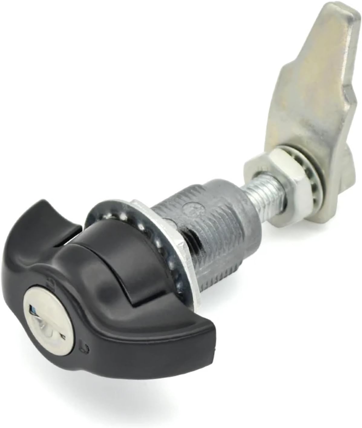 XK245-2 Large Compression Door Lock E3-158-25 Airfoil One-Word Handle Lock Key-Locking Keyed CH751 Metal Wing Knob Lock 1Pcs(XK245-2)