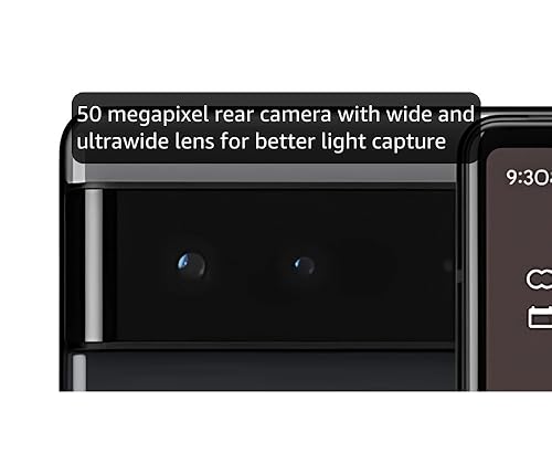 Amazon.com: Google Pixel 6 – 5G Android 手機– 使用寬和超寬鏡頭解鎖