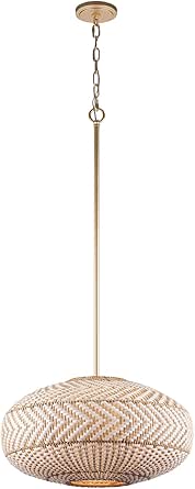 Crystorama Zanzibar 4 Light Soft Gold Pendant