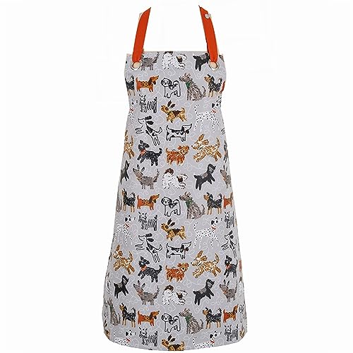 Ulster Weavers Apron-PVC/Oilcloth, Cotton, Grey, One Size