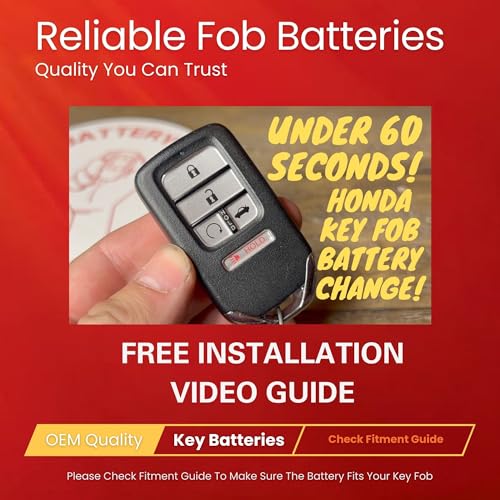 Key Fob Battery CR2032 2-Pack