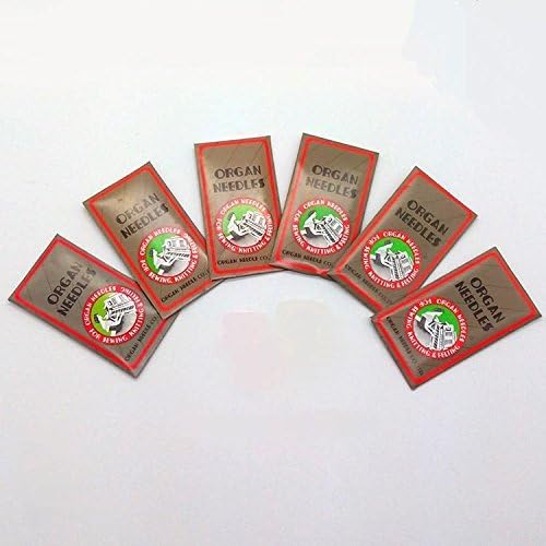60PCS Organ Flat Shank 15X1 HAX1 130/705H Size 8,11,12,14,16,18 Home Sewing Machine Needles Brother Singer 10PCS Each Size
