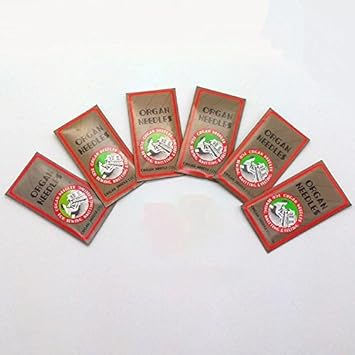 60PCS Organ Flat Shank 15X1 HAX1 130/705H Size 8,11,12,14,16,18 Home Sewing Machine Needles Brother Singer 10PCS Each Size