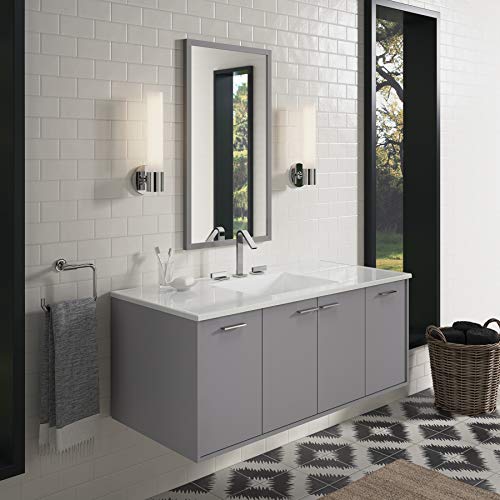 Kohler K-99544-1Wt 48-Inch Jute Bathroom Vanity In Mohair Grey, Solid Wood #TOP1