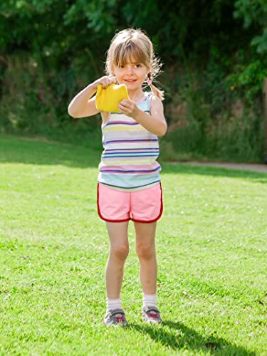 Poroka 3 Packs Girls Running Shorts Athletic Dolphin Gym Shorts With Pockets Quick Dry Fit Running Shorts #TOP5