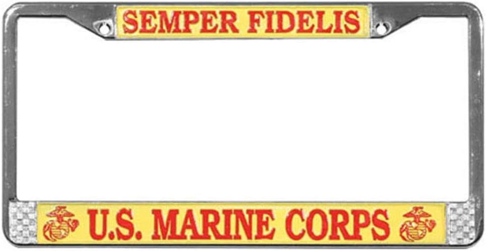 Mitchell Proffitt US Marines Semper Fidelis License Plate Frame