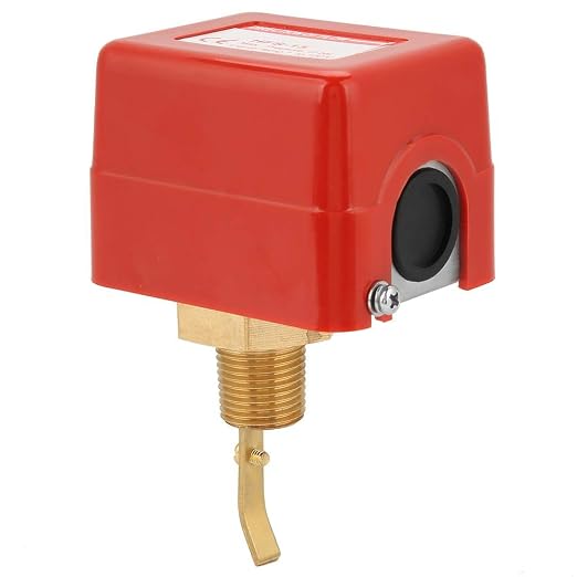 Produktbild von Strömungswächter 1/2" – Einstellbarer Paddel-Durchflussschalter, 1,0 MPa, SPDT Für Wasser & Klima
