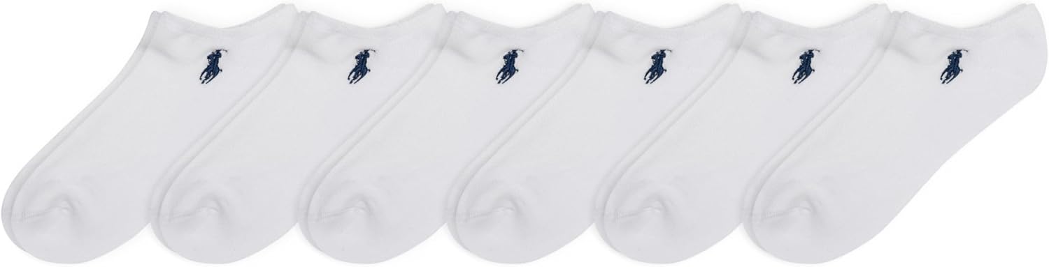 POLO RALPH LAUREN Women's Performance Cotton Low Cut Socks (6-Pack)