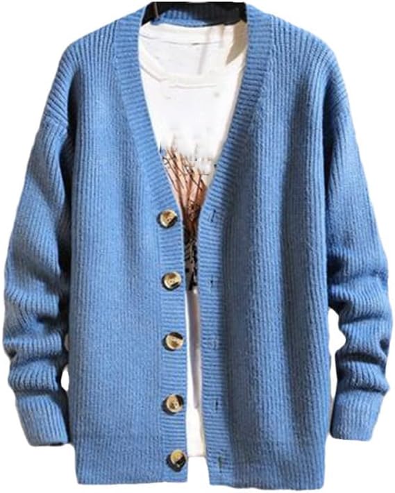 Pure Color Cardigan Sweater Autumn Winter Youth Trend Knit Sweater Short Cardigan Warm Sweater Jacket