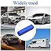 zipelo Car Hood Spacer Riser Kit, Aluminum Alloy Front Hood Vent Spacer Modification Kit, Car Hood Vent Spacer Riser Bolts Washers, Car Replacement Accessories Compatible with Most Cars (Blue)