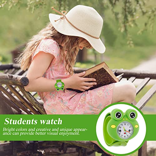 Crianças Bonitos Crianças Crianças Relógios- 3D Sapo Em Forma de Pulso de Criança Digital de Desenho