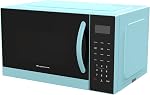 FRIGIDAIRE BLUE 0.9-Cubic Feet Microwave Oven with Oversized Display, Blue