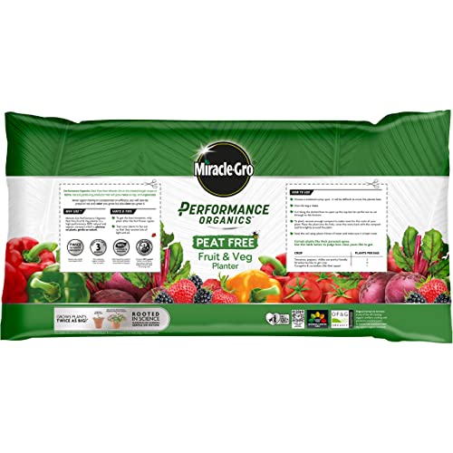 Miracle-Gro Performance Organics PEAT FREE Fruit & Veg Planter - 2 Plant Size