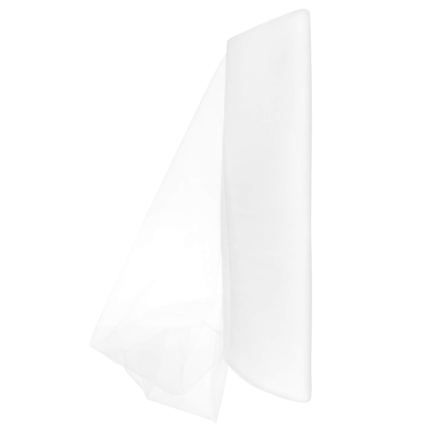 Royal Imports54” Fabric Tulle Bolt for Wedding Party Decoration Bridal Shower - Tutu Roll, Netting Spool Ribbon Wrapping, White, 40 YDS