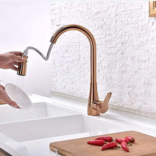 Robinet d'eau chaude et froide ergonomique pour grand évier - 5