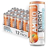 Optimum Nutrition Amino Energy + Electrolytes Sparkling Hydration Drink - Pre Workout, BCAA, Keto...