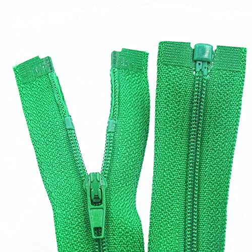 20Cm-60Cm 3# Apertura Nylon Cremalleras Cola Resina Adecuada para Ropa 100Uds-Rojo Rosa,100Uds,35cm