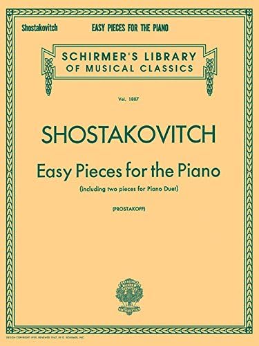 Easy Pieces for the Piano (Including 2 Duet): Schirmer Library of Classics Volume 1887 Solo