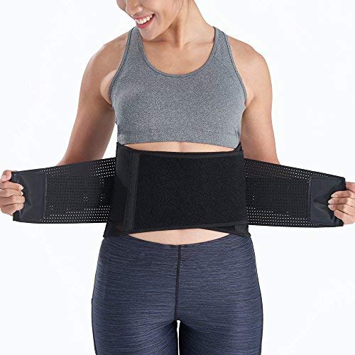 Bracoo Back Brace, Support Belt for Lumbar Pain Relief, Strains & Sciatica - Lightweight, Breathable & Dynamic Stabilizers for a Nature Range of Motion, Guardian (BP60), Large