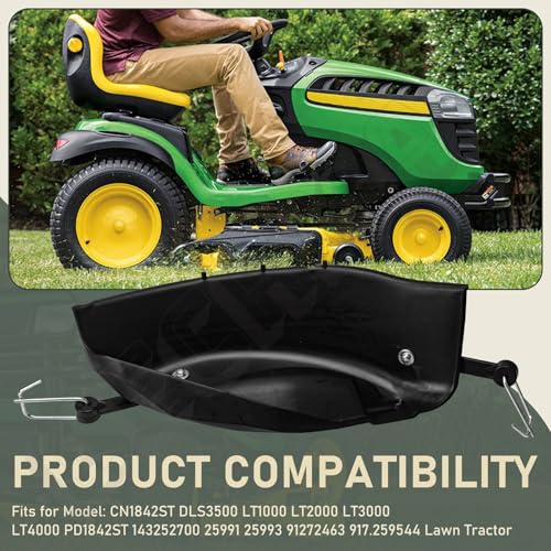 DECKMAN 42-Inch Mulch Cover Kit with Mounting Accessories Compatible with Husqvarna/Craftsman/AYP/Electrolux/Poulan Lawn CN1842ST DLS3500 LT2000 LT3000 532136420 954040501 960710005 583207101 - Thumbnail 3