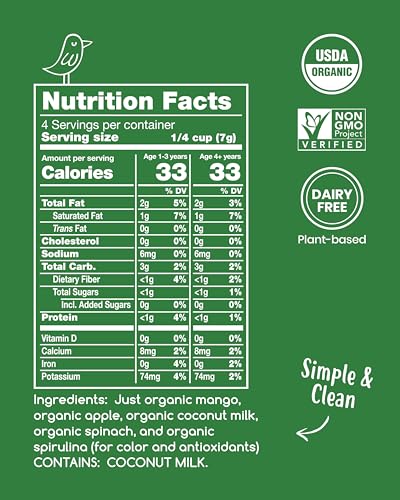 Amara Smoothie Melts - Mighty Sweet Greens - Baby Snacks Made With Fruits and Vegetables - Healthy Toddler Snacks For Your Kids Lunch Box - Organic Plant Based Yogurt Melts - 6 Resealable Bags - Thumbnail 6