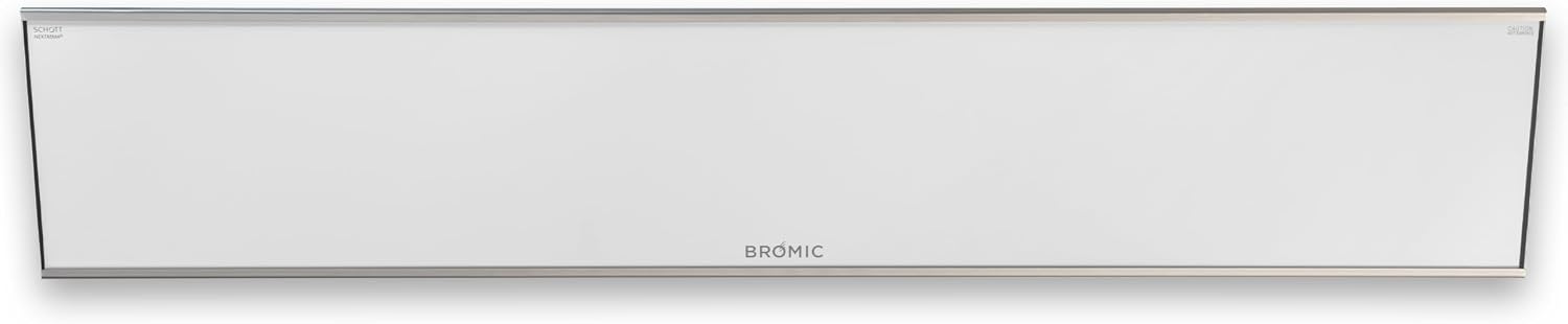 Bromic Platinum Smart Heat Marine 4500W Electric Patio Heater - Radiant Infrared, 220V-240V, White Finish - BH3622003
